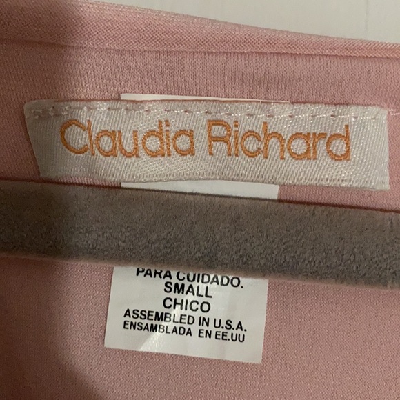 Claudia Richard Pink Ruffle Top NWOT - Picture 5 of 5
